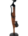 Abdoulaye's bronze 25cm brown n°4
