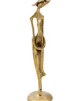Abdoulaye's bronze 25cm gold n°1