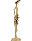 Abdoulaye's bronze 25cm gold n°6