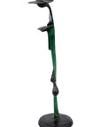 Abdoulaye's bronze 25cm green n°9