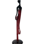 Abdoulaye's bronze 25cm red n°1