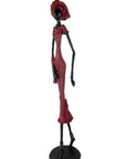 Bronze Issouf 80 cm rouge n°4