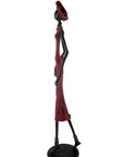 Bronze Issouf 80 cm rouge n°4
