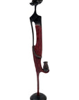 Bronze d'Abdoulaye 55cm rouge n°1