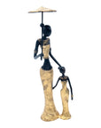 Bronze Mohamadi Dermé 30 cm doré n°4 Bronzes d'Afrique