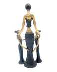 Bronze Mohamadi Dermé 30 cm noir n°2 Bronzes d'Afrique