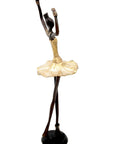 Ballerine 45 cm dorée n°2