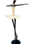 Ballerine 45 cm dorée n°3