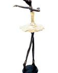Ballerine 45 cm dorée n°3