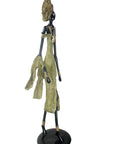 Bronze Issouf 130 cm vert n°1 Bronzes d'Afrique