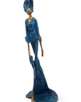 Bronze sans socle 55 cm bleu n°2