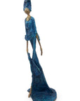 Bronze sans socle 55 cm bleu n°2