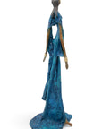 Bronze sans socle 55 cm bleu n°3