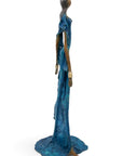 Bronze sans socle 55 cm bleu n°3