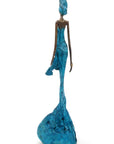 Bronze sans socle 55 cm bleu n°4