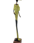 Bronze soclé 55 cm vert n°1