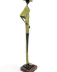 Bronze soclé 55 cm vert n°1