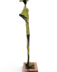 Bronze soclé 55 cm vert n°2