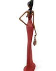 Bronze Issouf 55 cm rouge n°2