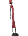 Bronze Issouf 80 cm rouge n°1