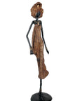 Bronze Issouf 70 cm marron n°1 Bronzes d'Afrique