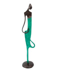 Bronze d'Abdoulaye 55cm vert n°3 Bronzes d'Afrique