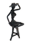 Bronze Ibrahim Dermé 20 cm noir n°3 Bronzes d'Afrique