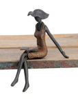 Bronze Dermé assis 20 cm marron n°1 Bronzes d'Afrique