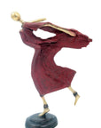 Danseuse 35 cm rouge n°4 Bronzes d'Afrique
