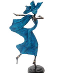 Danseuse 35 cm bleue n°2 Bronzes d'Afrique