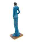 Bronze Issouf couple 55 cm bleu n°2 Bronzes d'Afrique
