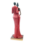 Bronze Issouf couple 55 cm rouge n°2 Bronzes d'Afrique