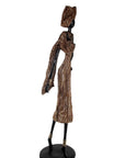 Bronze Issouf 110 cm marron n°1 Bronzes d'Afrique