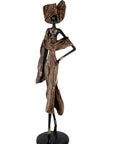 Bronze Issouf 110 cm marron n°1 Bronzes d'Afrique