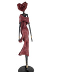 Bronze Issouf 110 cm rouge n°1 Bronzes d'Afrique