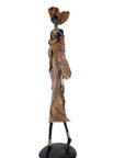 Bronze Issouf 110 cm marron n°2 Bronzes d'Afrique