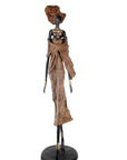 Bronze Issouf 110 cm marron n°2 Bronzes d'Afrique