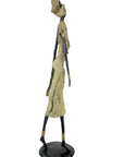 Bronze Issouf 110 cm vert n°1 Bronzes d'Afrique