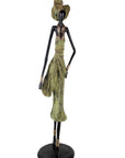 Bronze Issouf 110 cm vert n°2 Bronzes d'Afrique