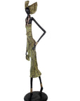 Bronze Issouf 110 cm vert n°2 Bronzes d'Afrique