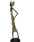 Bronze Issouf 110 cm vert n°2 Bronzes d'Afrique