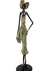 Bronze Issouf 110 cm vert n°2 Bronzes d'Afrique