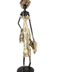 Bronze Issouf 110 cm doré n°2 Bronzes d'Afrique