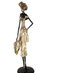 Bronze Issouf 110 cm doré n°2 Bronzes d'Afrique