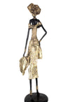 Bronze Issouf 110 cm doré n°2 Bronzes d'Afrique