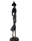 Bronze Issouf 110 cm noir n°1 Bronzes d'Afrique