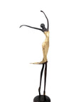 Bronze danseuse 55 cm doré n°1 Bronzes d'Afrique