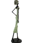 Bronze Issouf 130 cm vert n°2 Bronzes d'Afrique