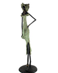 Bronze Issouf 130 cm vert n°2 Bronzes d'Afrique