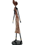 Bronze Issouf 130 cm marron n°2 Bronzes d'Afrique